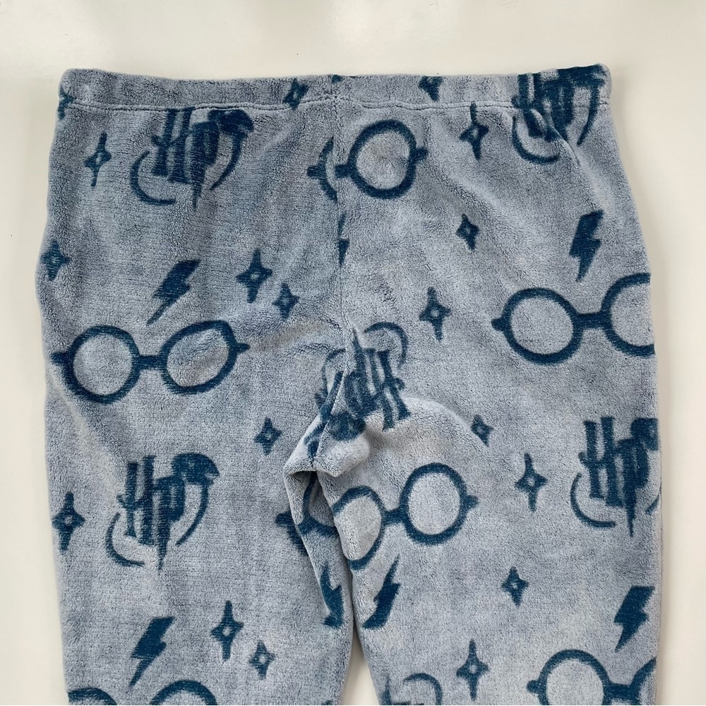 Wizarding World of Harry Potter Women's Fleece Pajama Set Turquoise SIZE XXL - Picture 10 of 14
